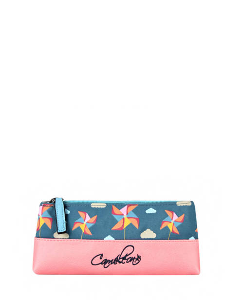 Trousse 1 Compartiment Retro Cameleon Bleu retro PBRETROU