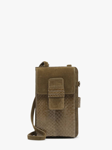 Étui Téléphone New Zack Cuir Great by sandie Vert new zack SNA