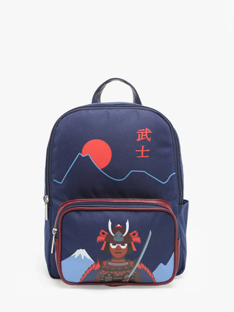 Mini Sac à Dos Caramel et cie Bleu fier GA