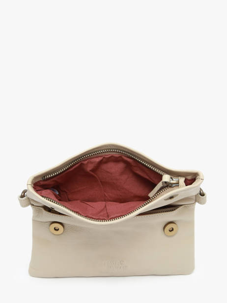 Sac Bandoulière Cow Cuir Basilic pepper Beige cow BCOW75 vue secondaire 3