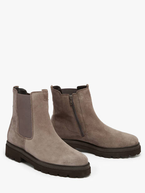 Chelsea Boots En Cuir Gabor Argent women 10 vue secondaire 3