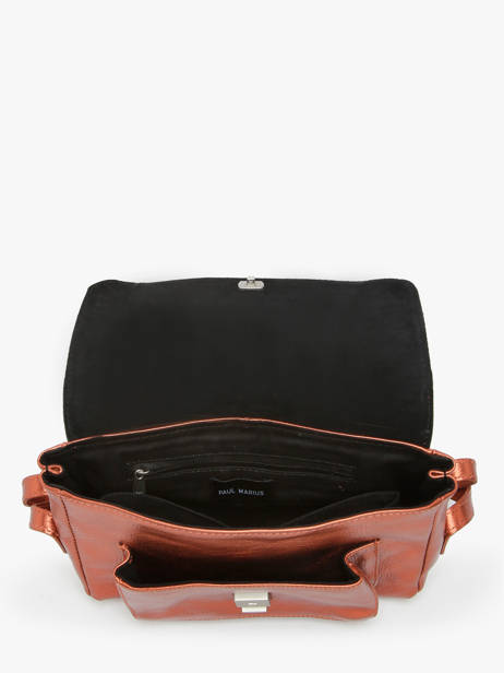 Sac Bandoulière Diane S Ginger Cuir Paul marius Marron ginger DIANSGIN vue secondaire 2
