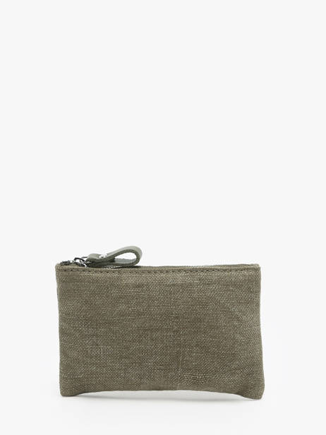 Porte-monnaie Le Cabas Lin Vanessa bruno Vert cabas lin 31V42017 vue secondaire 2