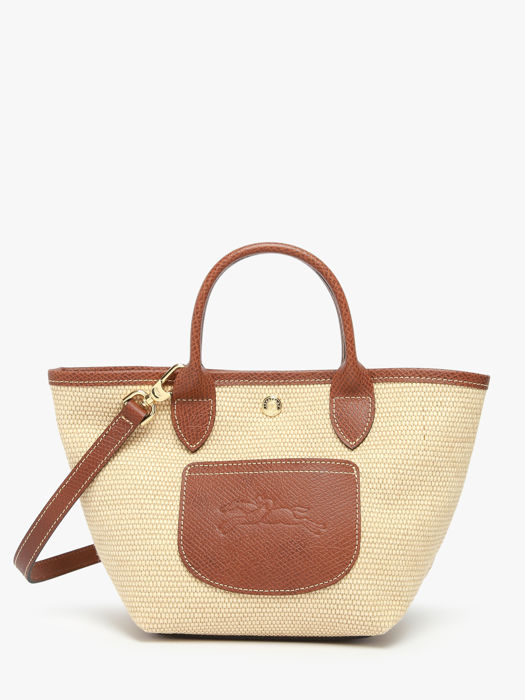 Longchamp New le panier pliage Sacs porté travers Marron