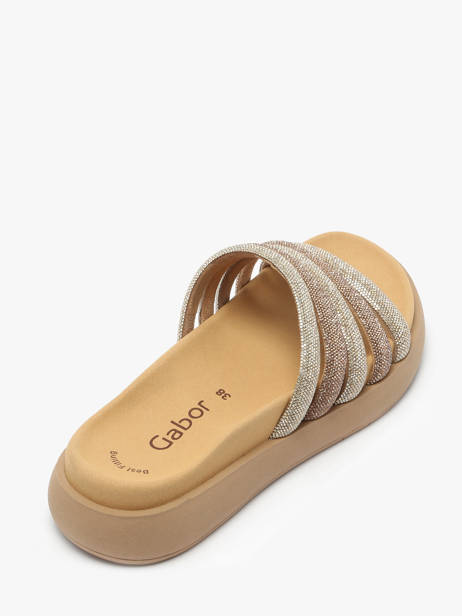 Mules Gabor Argent women 82 vue secondaire 3