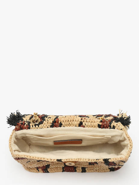 Sac Bandoulière Raphia Gerard darel Beige raphia DBS87468 vue secondaire 3