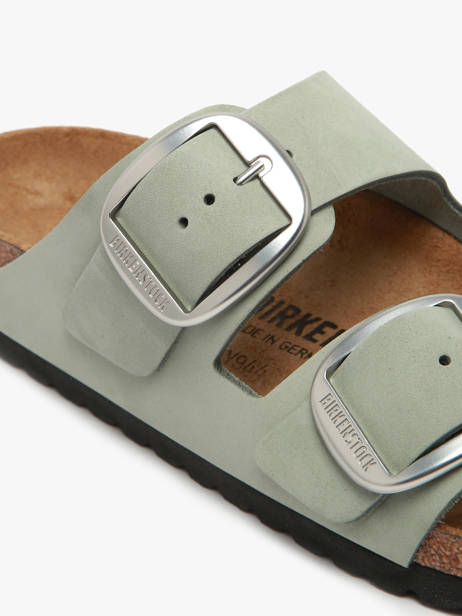 Mules Arizona Big Buckle Birkenstock Vert women 1029311 vue secondaire 2