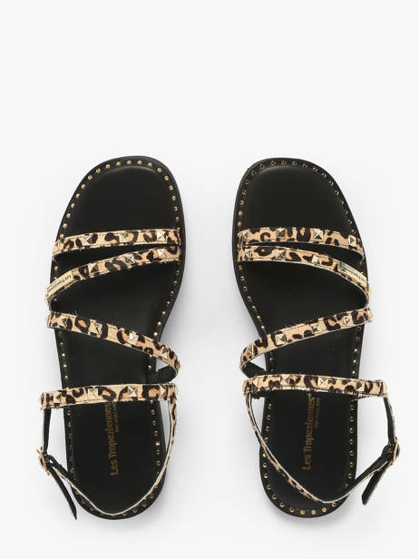 Sandales Corabel Leo En Cuir Les tropeziennes Marron women CORABEL vue secondaire 3