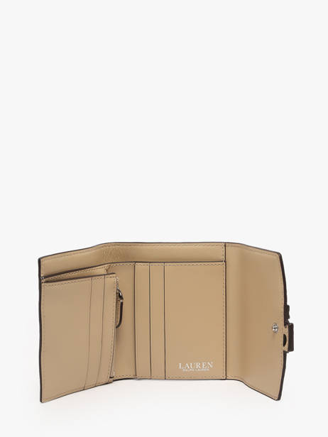 Portefeuille Cameryn Cuir Lauren ralph lauren Beige cameryn 32966782 vue secondaire 1
