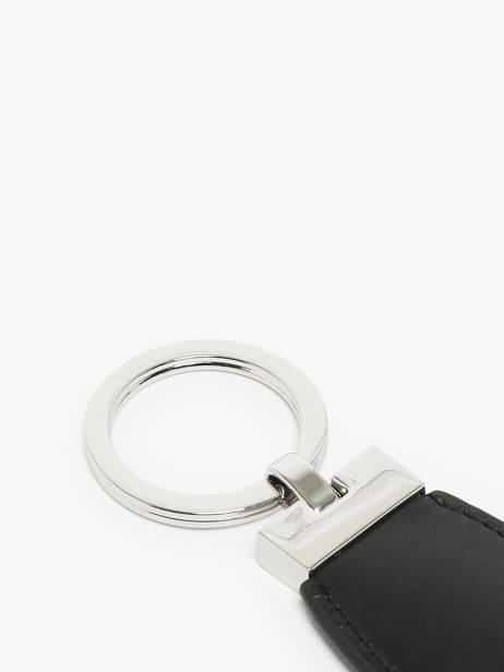 Porte-clefs Cuir Hugo boss Noir smooth HAK519B vue secondaire 1