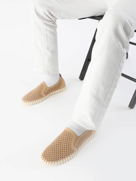 Mocassins Ilse jacobsen Marron men TULIP140 vue secondaire 1