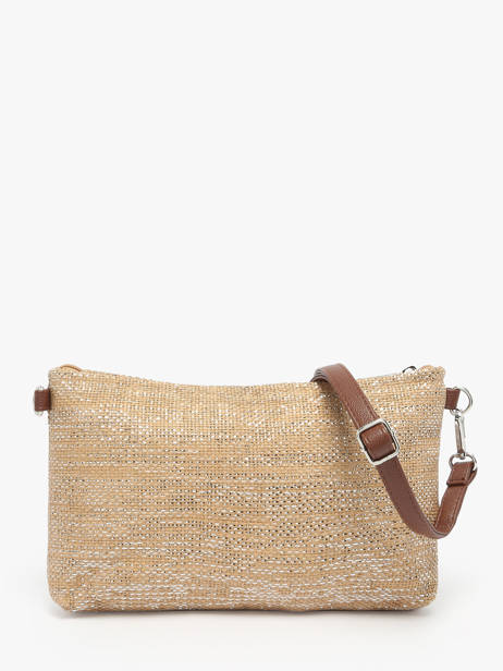 Sac Bandoulière Panama Papier Les tropeziennes Beige panama TZ02 vue secondaire 4