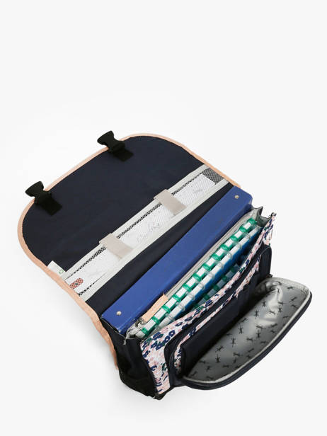 Cartable Enfant 2 Compartiments Cameleon Bleu actual BAS-CA35 vue secondaire 3