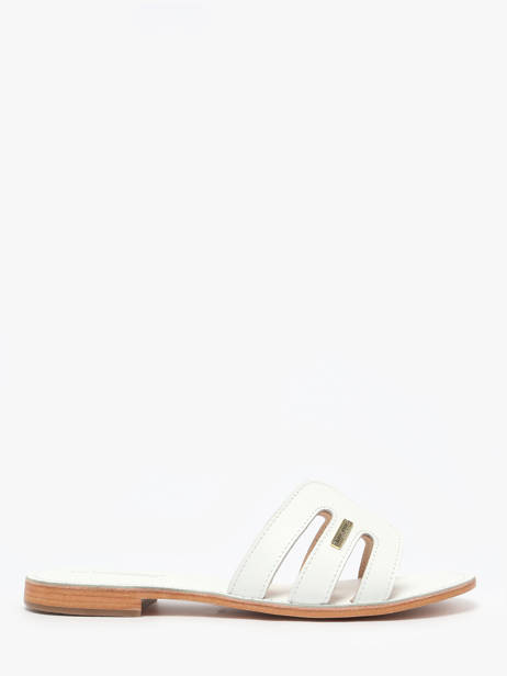 Mules Damia En Cuir Les tropeziennes Blanc women DAMIA vue secondaire 1