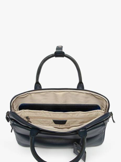 Porte-documents Flandres Cuir 1 Compartiment + Pc 15'' Etrier Bleu flandres EFLA8241 vue secondaire 3