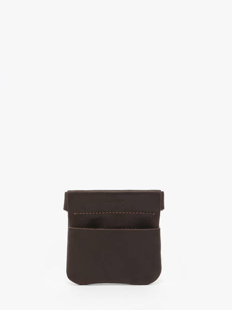 Porte-monnaie Oil Cuir Etrier Marron oil EOIL5005