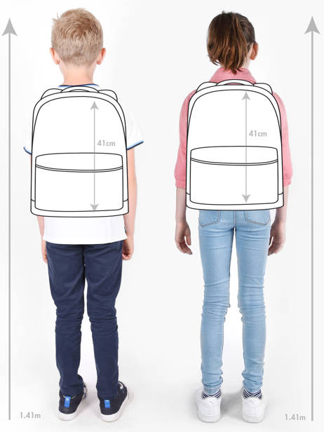 Sac à Dos 2 Compartiments Tann's Bleu les fantaisies f 63325 vue secondaire 1