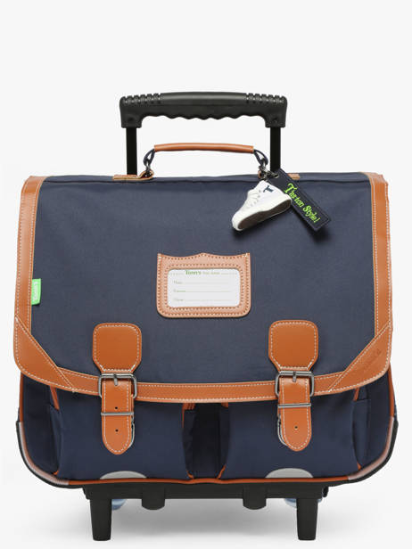 Cartable à Roulettes 2 Compartiments Tann's Bleu les fantaisies g - 22-43111 vue secondaire 1