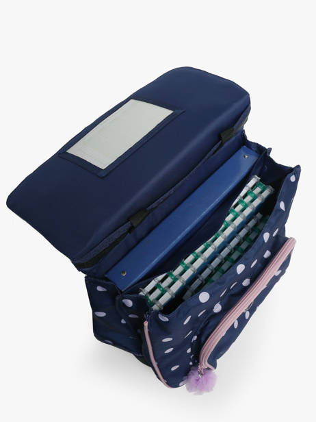 Cartable à Roulettes 2 Compartiments Tann's Bleu les fantaisies f 42325 vue secondaire 3