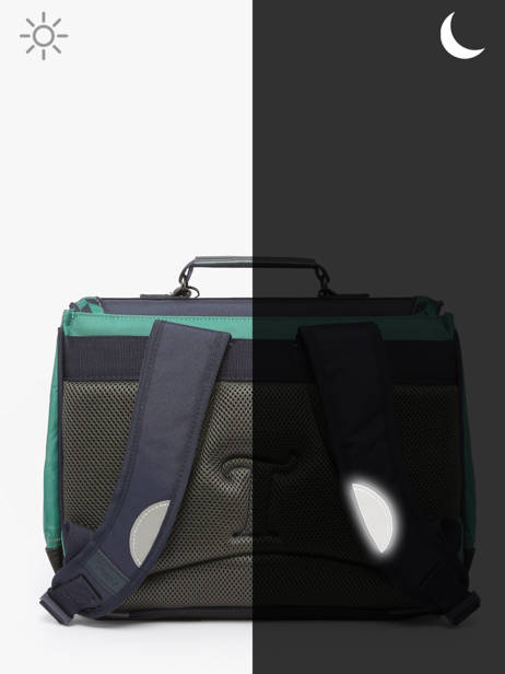 Cartable 1 Compartiment Tann's Vert les fantaisies g 35126 vue secondaire 5