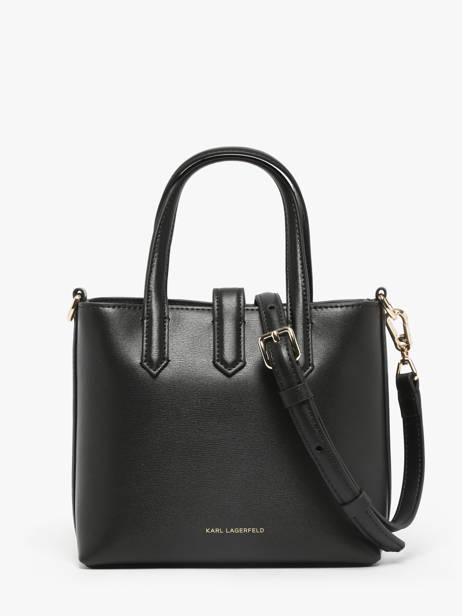 Sac à Main K Autograph Cuir Karl lagerfeld Noir k autograph A3W30151 vue secondaire 4