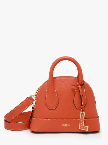 Sac Bandoulière Belleville Cuir Lancel Orange belleville A13735