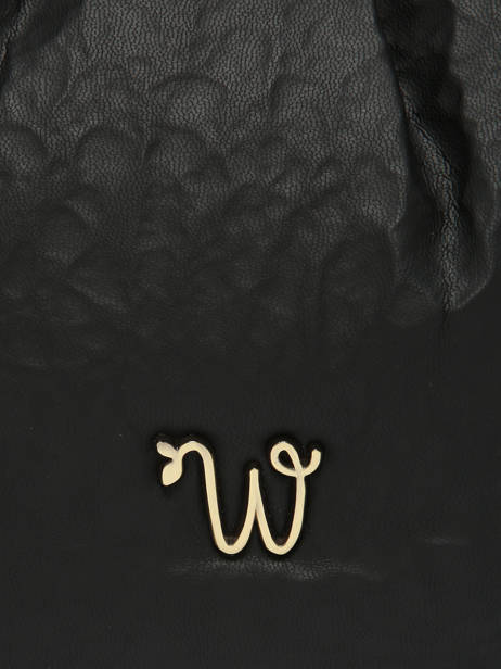 Sac Bandoulière S Alizier Woomen Noir alizier WALI03 vue secondaire 5