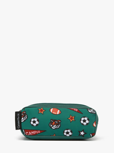 Trousse 2 Compartiments Fier Caramel et cie Vert fier GA