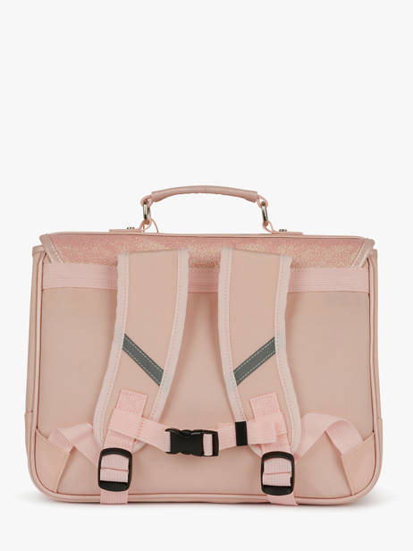 Cartable 1 Compartiment Caramel et cie Rose boheme FI vue secondaire 4