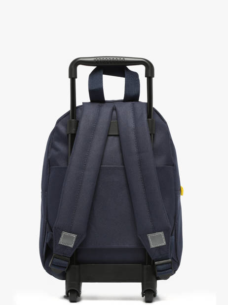 Sac A Dos à Roulettes 1 Compartiment Pokemon Bleu pikachu eclair 25IK204F vue secondaire 4