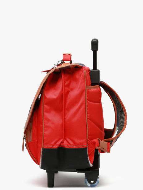 Cartable à Roulettes 2 Compartiments Tann's Rouge les fantaisies g 43124 vue secondaire 2