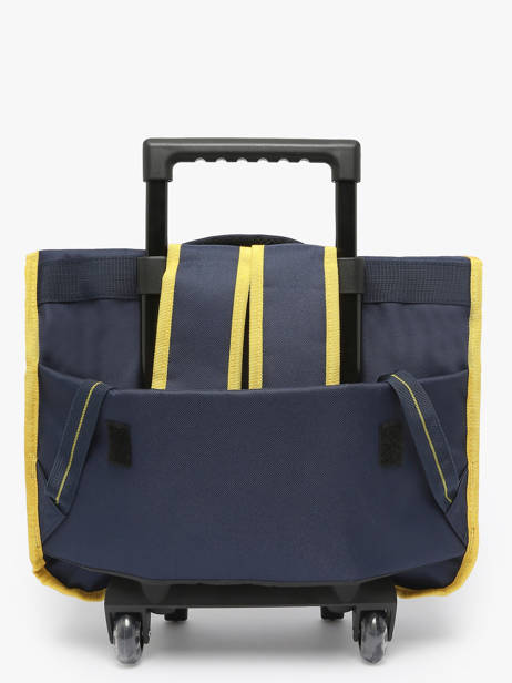 Cartable à Roulettes 2 Compartiments Real madrid Bleu real 24BR203A vue secondaire 5