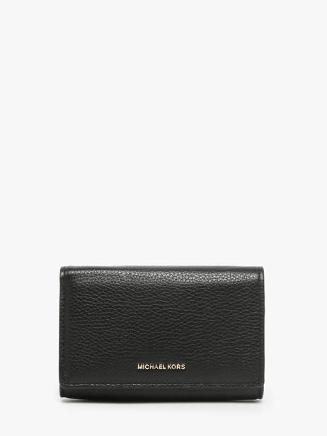 Portefeuille Jet Set Cuir Michael kors Noir jet set T5GJ6D9L