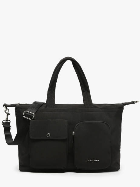 Sac à Main Basic Pocket Polyester Lancaster Noir basic pocket 93