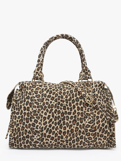Sac Porté épaule Velvet Leopardo Cuir Milano Multicolore velvet leopardo VL24095 vue secondaire 4