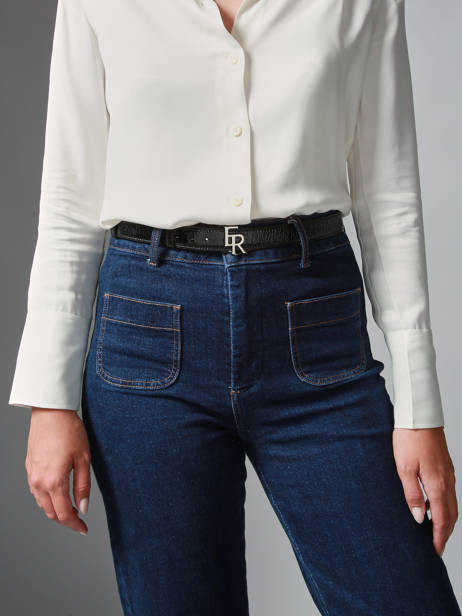 Ceinture Ajustable Jolly Cuir Etrier Noir jolly EJOL414C vue secondaire 1