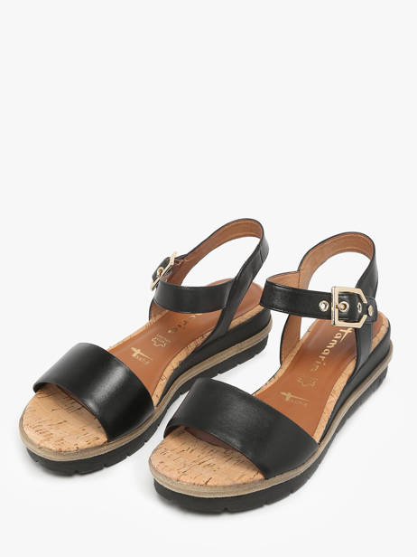 Sandales En Cuir Tamaris Noir women 42 vue secondaire 1