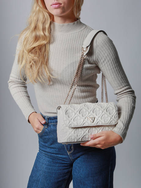 Sac Porté épaule Adelasia Guess Blanc adelasia QL965821 vue secondaire 1