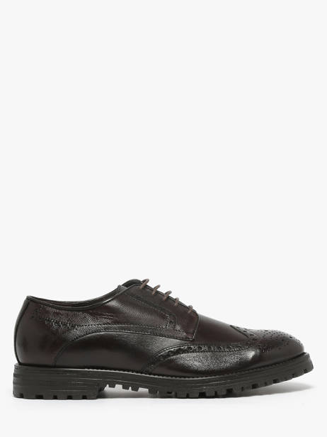 Chaussures Derbies En Cuir Kost Marron men D