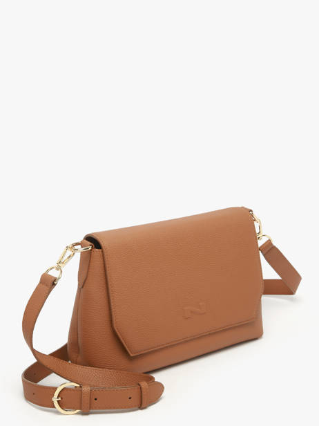 Sac Bandoulière Tycia Cuir Nathan baume Marron victoria 89 vue secondaire 2