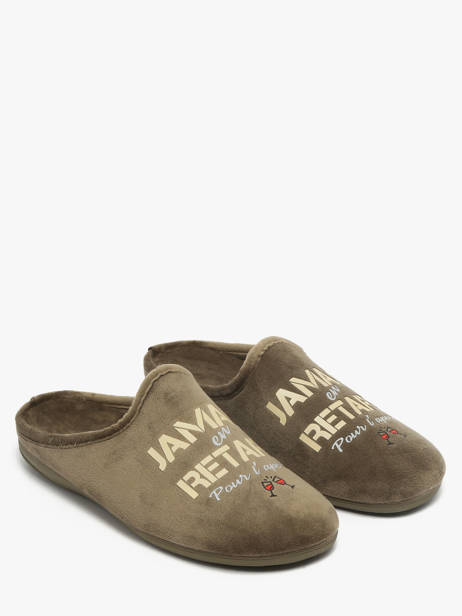 Chaussons La maison de l'espadrille Vert men 8 vue secondaire 1