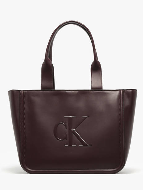Sac Porté épaule Bold Monogram Calvin klein jeans Marron bold monogram 4F3218G