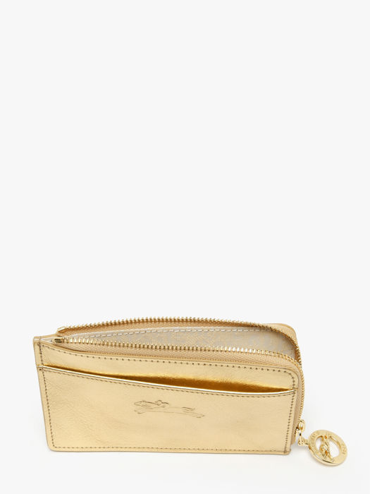 Longchamp Le pliage xtra gold Porte billets/cartes Or