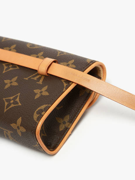 Sac Banane D'occasion Louis Vuitton Florentine Monogrammé Brand connection Marron louis vuitton AAX5645 vue secondaire 3