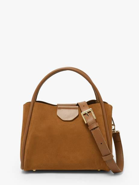 Sac Porté Main Suede Ida Cuir Lancaster Marron suede ida 100 vue secondaire 4