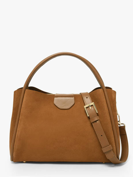 Sac Porté Main Suede Ida Cuir Lancaster Marron suede ida 101 vue secondaire 4