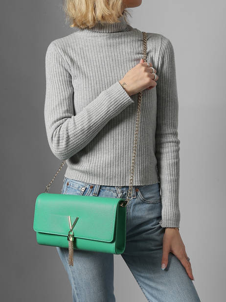 Sac Bandoulière Divina Valentino Vert divina VBS1R401 vue secondaire 1