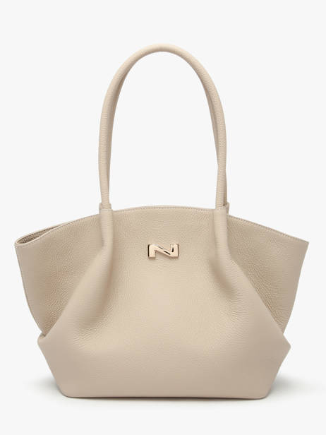 Sac Porté épaule Galatée Cuir Nathan baume Beige nymphea 3