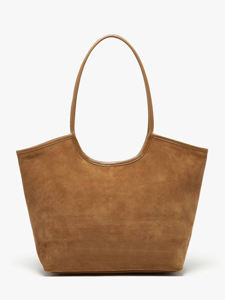 Sac Porté épaule Milan Cuir Daim Nat et nin Marron vintage MILAN vue secondaire 4