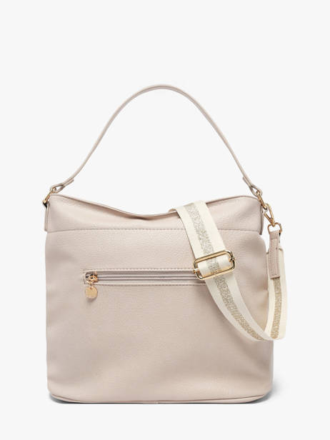 Sac Porté épaule Soft Lulu castagnette Beige soft AISSAM vue secondaire 4